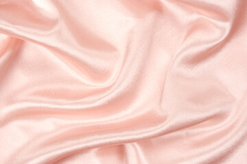 Fototapeta premium Fabric pattern. Pink fabric texture for decoration design, abstract background