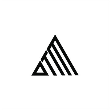D T M letter logo creative design. DTM icon