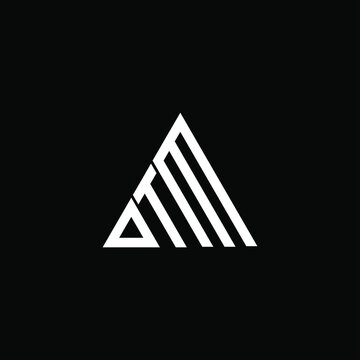 D T M letter logo creative design. DTM icon