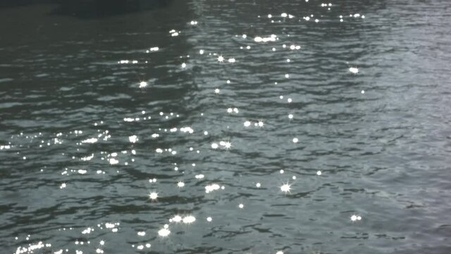 川面の光のきらめき