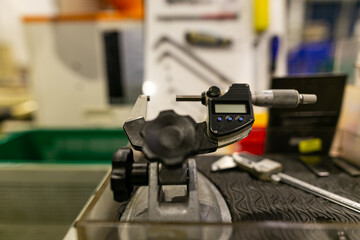 Machine part with pneumatic equipment and hydraulic system, Electric part and a mechanical device for manufacturing in the  industrial factory 