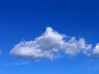 blue sky and clouds