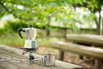 ドリップしたコーヒー