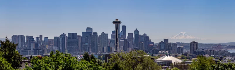 Foto op Plexiglas Panorama of Seattle skyline in Washington © MODpix