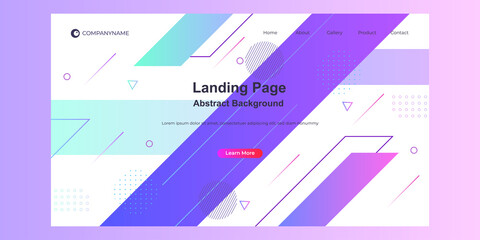 Geometric minimalistic color composition mural background. Creative poster, wallpaper, cover, brochure, card, packaging, branding, pattern. Flat design vector illustration © yogo