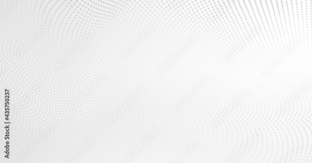 Poster Vector background with white abstract wave dots