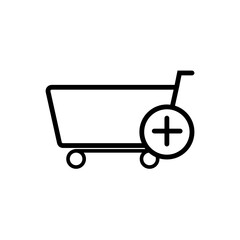 Cart Icon. E-Commerce Icon. Shopping Cart Icon. SVG Icon. 