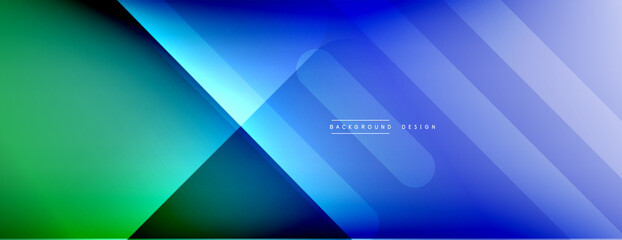 Dynamic lines abstract background. 3D shadow effects and fluid gradients. Modern overlapping forms