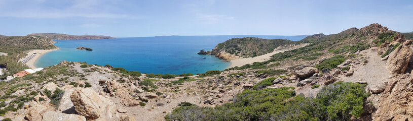 Blick auf Vai - Traumstrand auf Kreta
