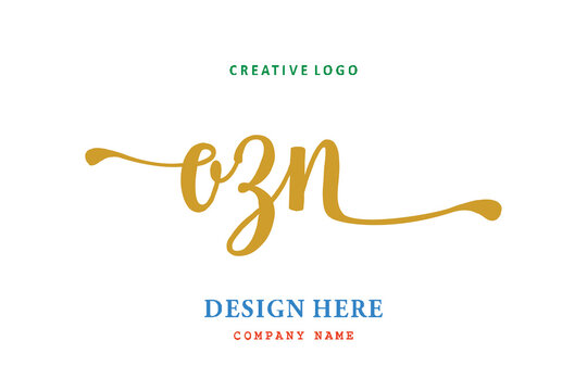 OZN lettering logo is simple, easy to understand and authoritative