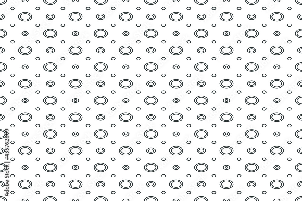 Poster abstract modern vector geometric seamless pattern. black and white background template.