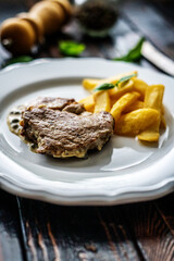 Grilled pork neck