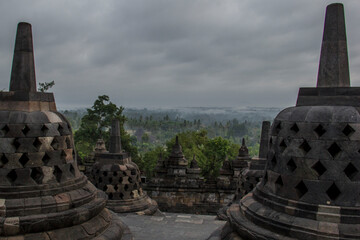 Sunrise at Borobudur Temple Magelang	