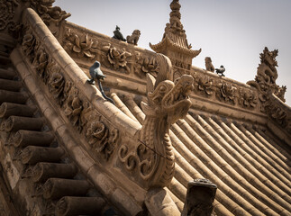 outlook of China Ming Dynasty style buildings
