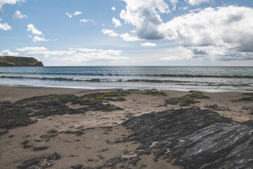 Carne Beach, Roseland Heritage Coast, Cornwall, UK
