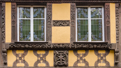Old windows in the old town