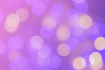 Abstract background bokeh glitter violet