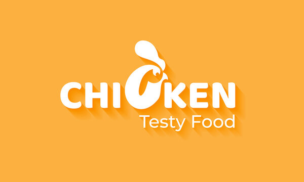 BBQ Chicken Restaurant Food Logo Design