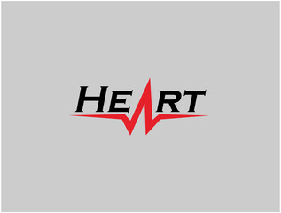 logo design with image of a heart pulse