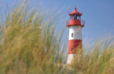 Leuchtturm auf Sylt am Ellenbogen