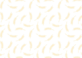 Wheat pattern wallpaper. oat symbol. free space for text. rice sign. Rice pattern wallpaper.