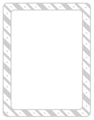 Empty diagonal stripes frame banner template
