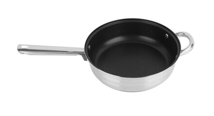 Fry pan on white