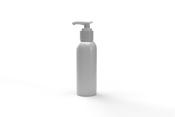 Fototapeta premium Modern soap bottle packaging.