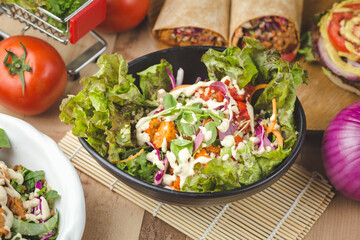 Buffalo chicken salad