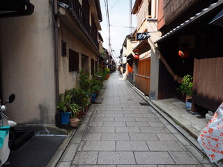 Fototapeta na wymiar 京都の路地裏