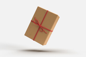 mockup of box gift