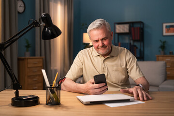 A businessman runs errands on the phone works on the phone makes a wire transfer. A senior citizen...