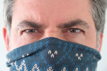 Middle Eastern Militant Man