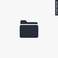 Folder, premium quality flat icon