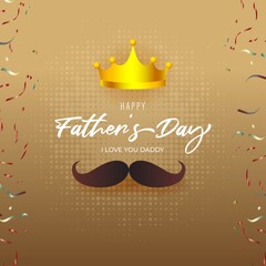 vector illustration for happy Fathers day