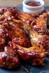 bbq sauce chicken wings
