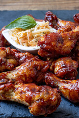 bbq sauce chicken wings