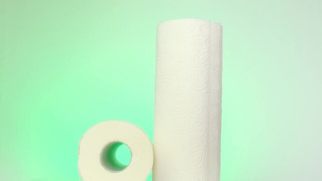 Paper napkins.Paper towels.Disposable kitchen towels made of biodegradable paper