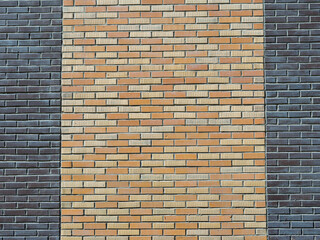 Brick wall dark and light stripes for background. Brick color - Bright Gray, Fallow Hue Brown, Parchment Yellow.