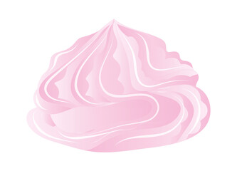 zartes rosa Frosting zum garnieren - süße Creme