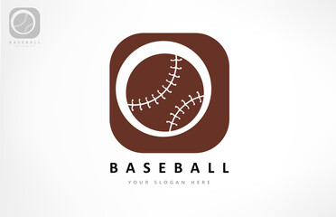 Baseball logo vector. Sport design.