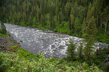 Mesa Falls Yellowstone (late summer)