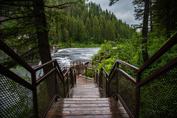 Mesa Falls Yellowstone (late summer)