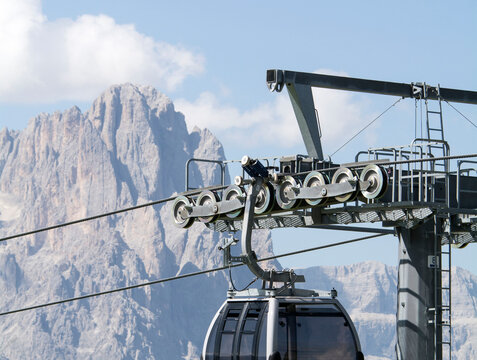 Seilbahn an der Seiseralm