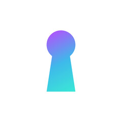 Keyhole icon. Vector illustration for graphic design, Web, UI, app.