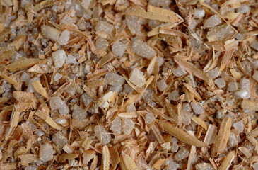 animal feed made from finely ground rice seed husks