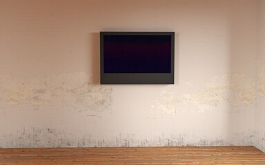 TV On Simple Wall