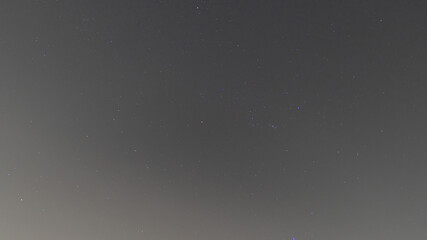 In the sky where the stars in the night are naturally beautiful.