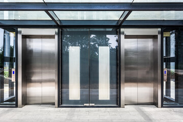 Elevator, Metal Elevator, waiting Elevator © evening_tao