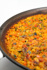 Paella de verduras
